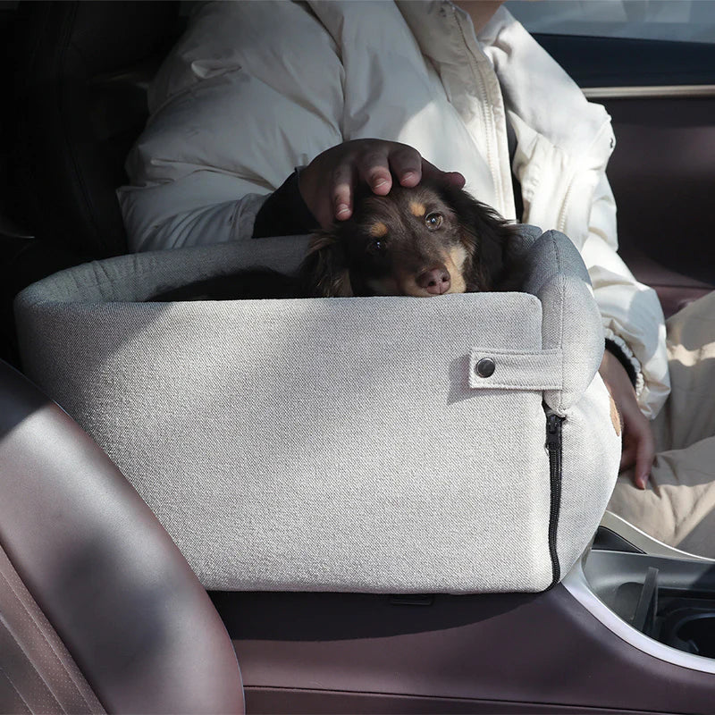 Portable Dog Car Seat Bed and Carrier for Small Dogs and Cats - Safe Travel Bag Accessories for Pets