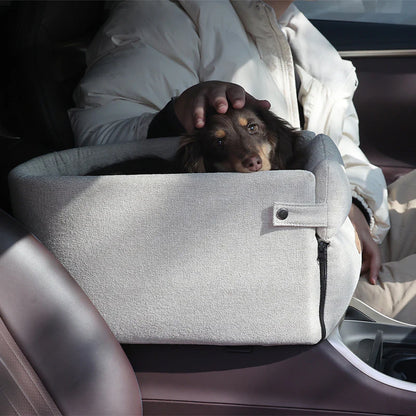 Portable Dog Car Seat Bed and Carrier for Small Dogs and Cats - Safe Travel Bag Accessories for Pets