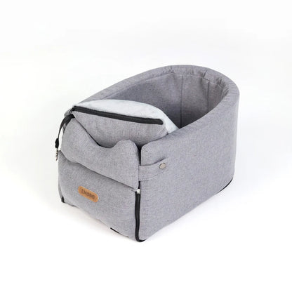 Portable Dog Car Seat Bed and Carrier for Small Dogs and Cats - Safe Travel Bag Accessories for Pets