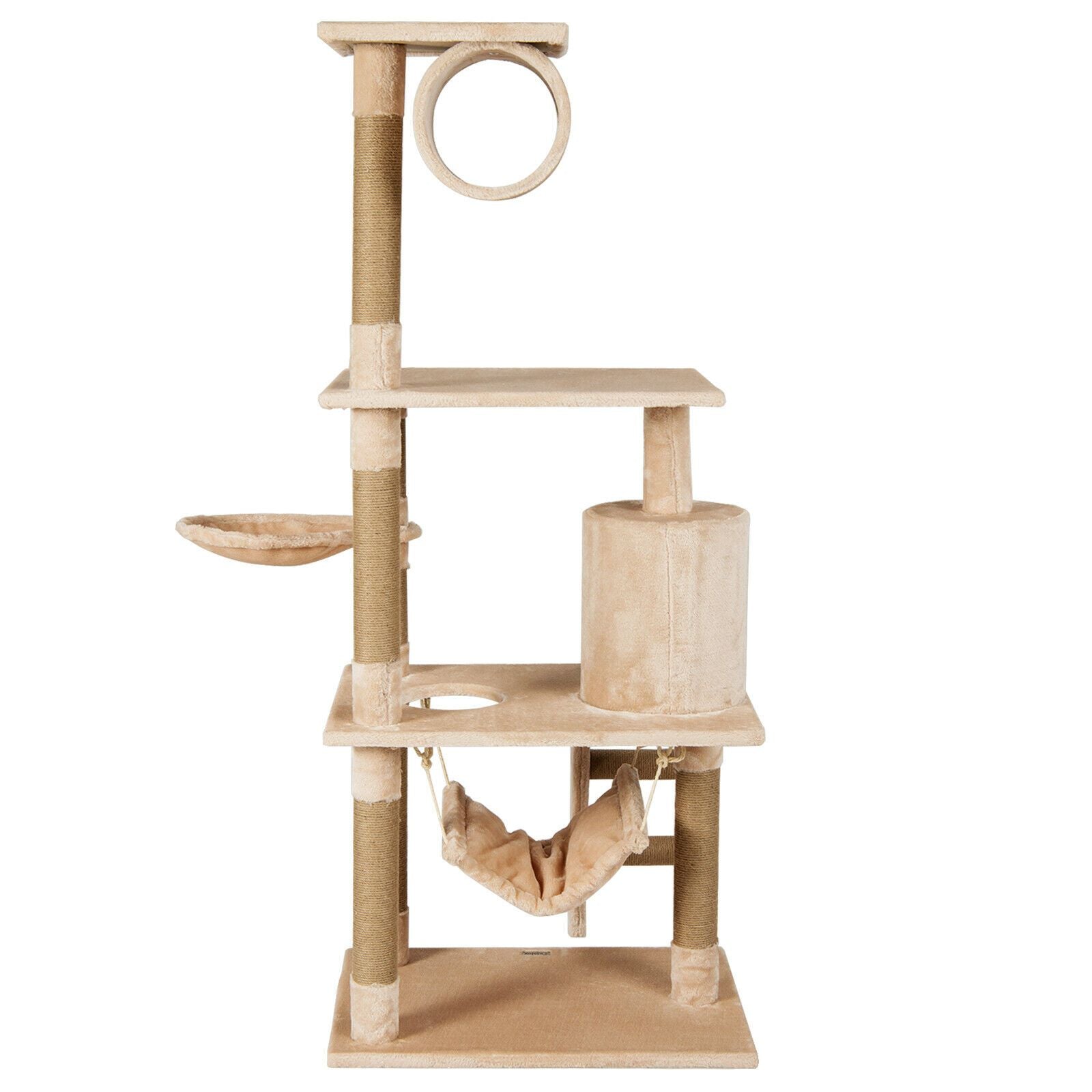 Multi-Tiered Cat Scratching Post and Tree
