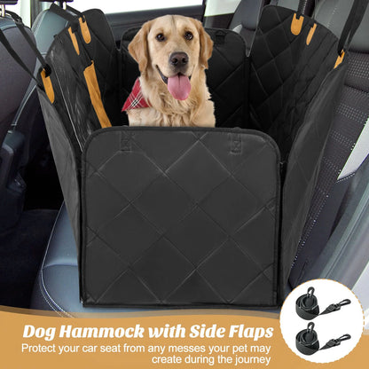 Ultimate Waterproof Dog Car Seat Cover with Mesh Windows for Hassle-Free Travel