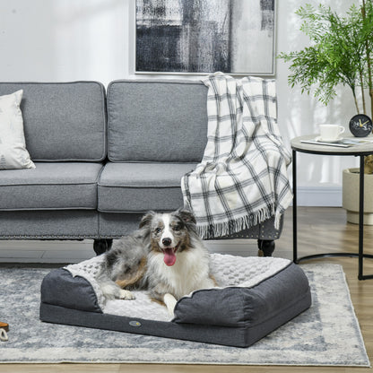 Indulge Your Small Dog with Our Cozy Brown Calming Bed - Anti-Slip Design for Ultimate Comfort