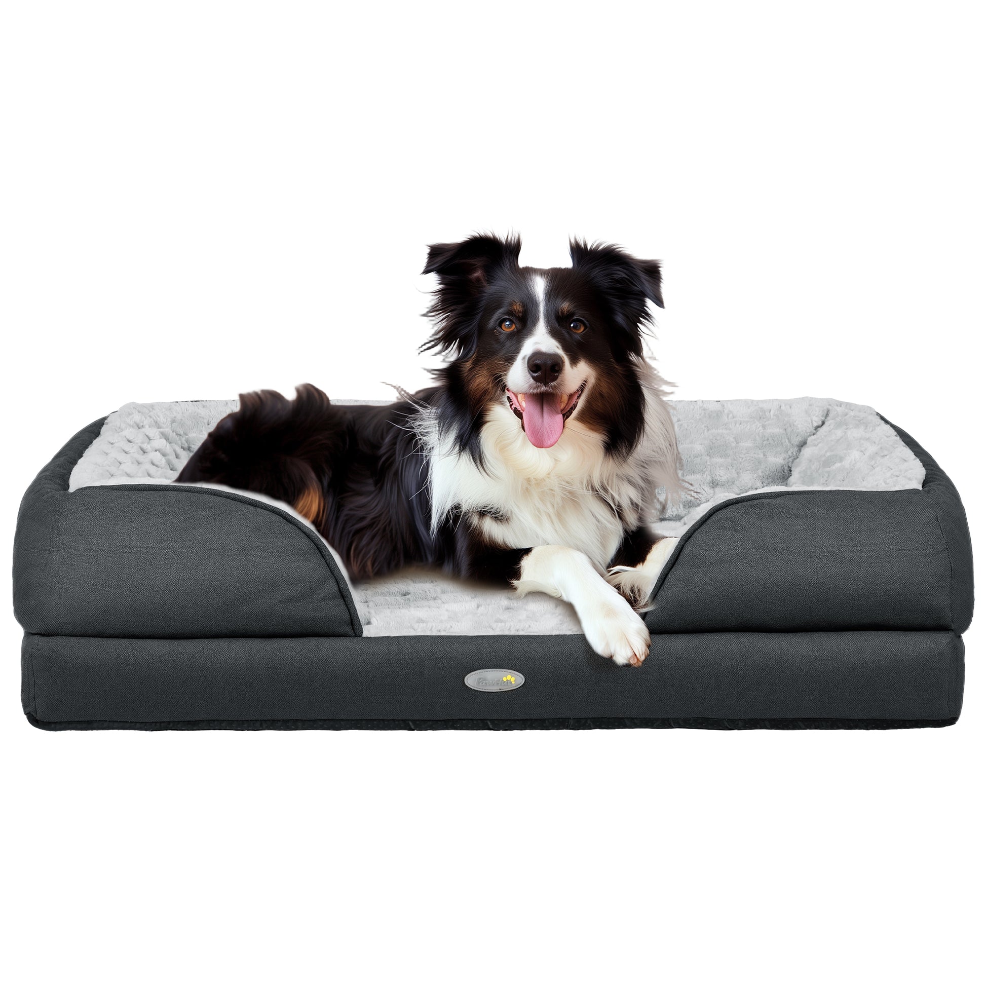 Indulge Your Small Dog with Our Cozy Brown Calming Bed - Anti-Slip Design for Ultimate Comfort