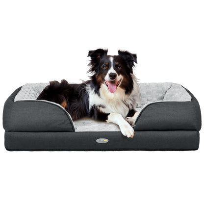 Indulge Your Small Dog with Our Cozy Brown Calming Bed - Anti-Slip Design for Ultimate Comfort