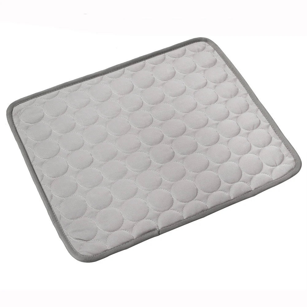 Cooling Ice Silk Pet Bed for Dogs and Cats - Summer Comfort Solution