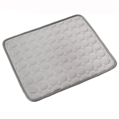 Cooling Ice Silk Pet Bed for Dogs and Cats - Summer Comfort Solution