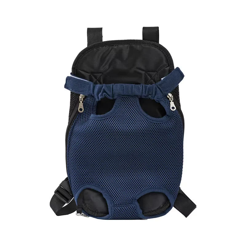 Adjustable Pet Carrier Backpack for Cats and Dogs - Portable Outdoor Travel and Hiking Bag