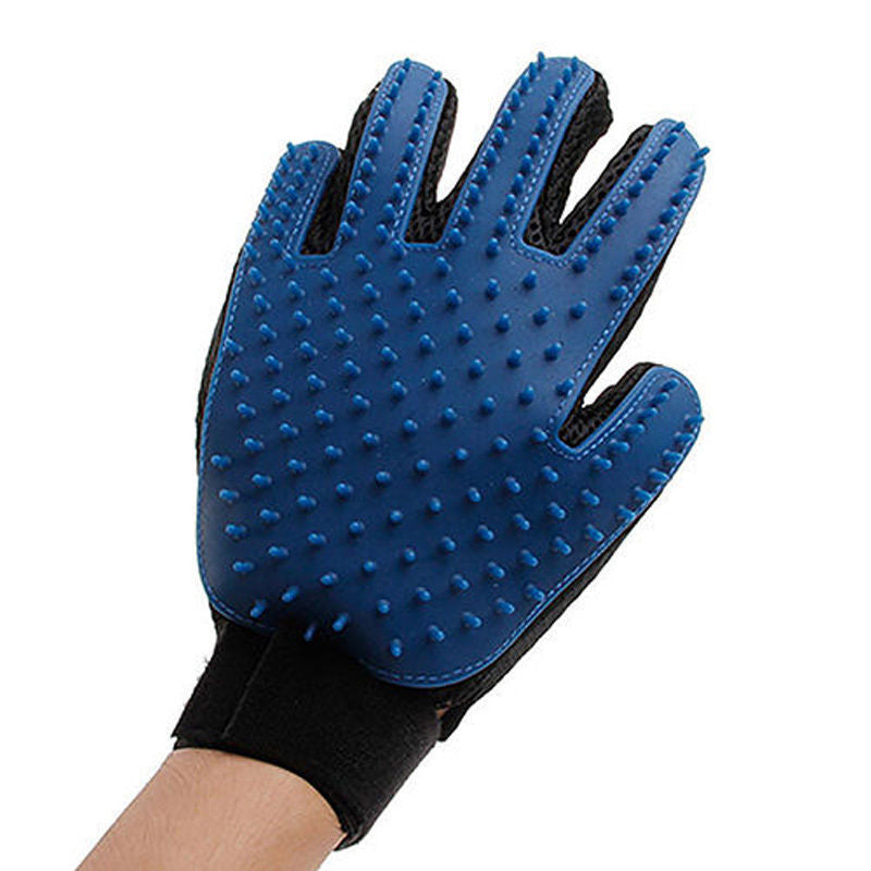 Transform Your Pet Grooming Routine with the Magic Glove - Ultimate Deshedding and Massage Mitt for Cats and Dogs