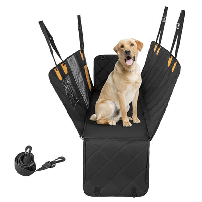 Ultimate Waterproof Dog Car Seat Cover with Mesh Windows for Hassle-Free Travel