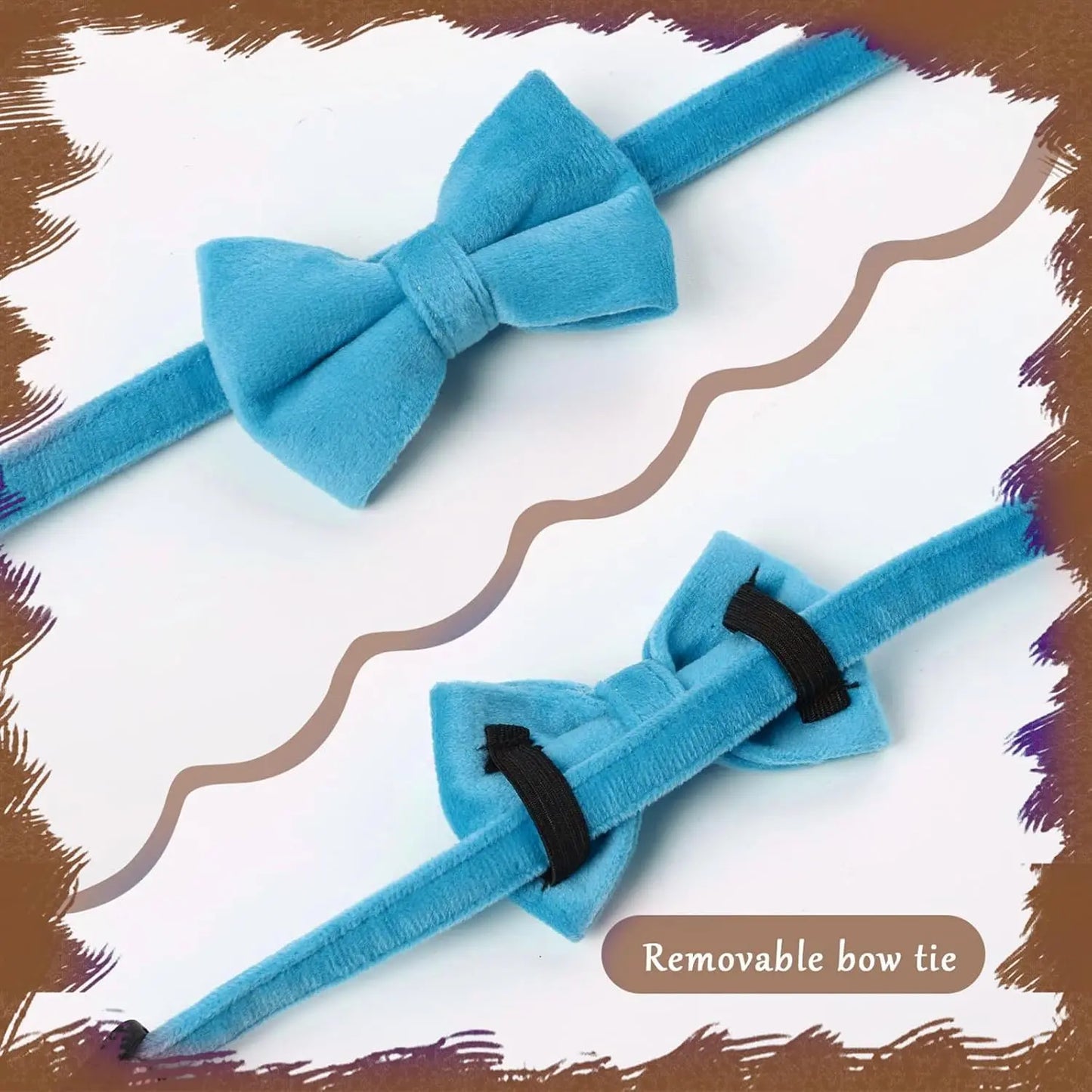 Adjustable Pet Collar with Bell and Bowknot Design, Featuring Safety Buckle - Ideal Accessories for Small Dogs and Cats