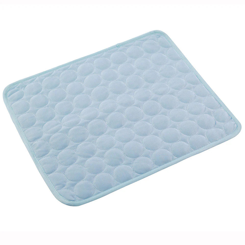 Cooling Ice Silk Pet Bed for Dogs and Cats - Summer Comfort Solution