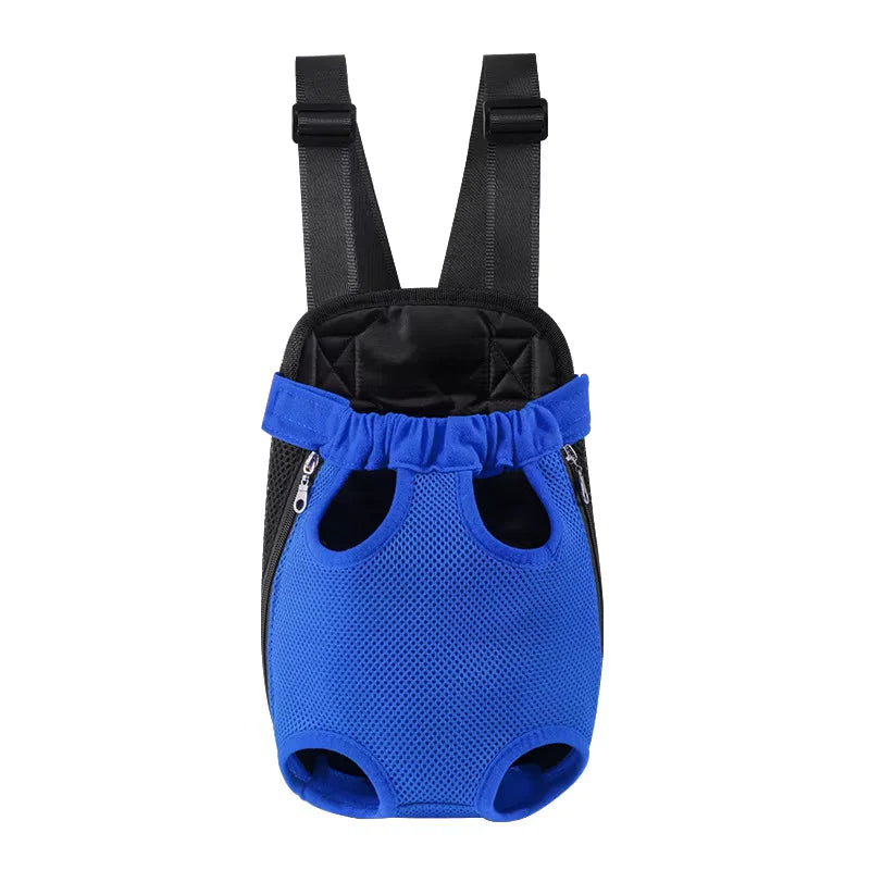 Adjustable Pet Carrier Backpack for Cats and Dogs - Portable Outdoor Travel and Hiking Bag