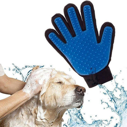 Transform Your Pet Grooming Routine with the Magic Glove - Ultimate Deshedding and Massage Mitt for Cats and Dogs