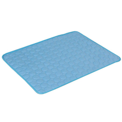 Cooling Ice Silk Pet Bed for Dogs and Cats - Summer Comfort Solution
