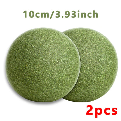 Catnip Balls - Lickable Snack and Dental Toy for Small to Medium Cats