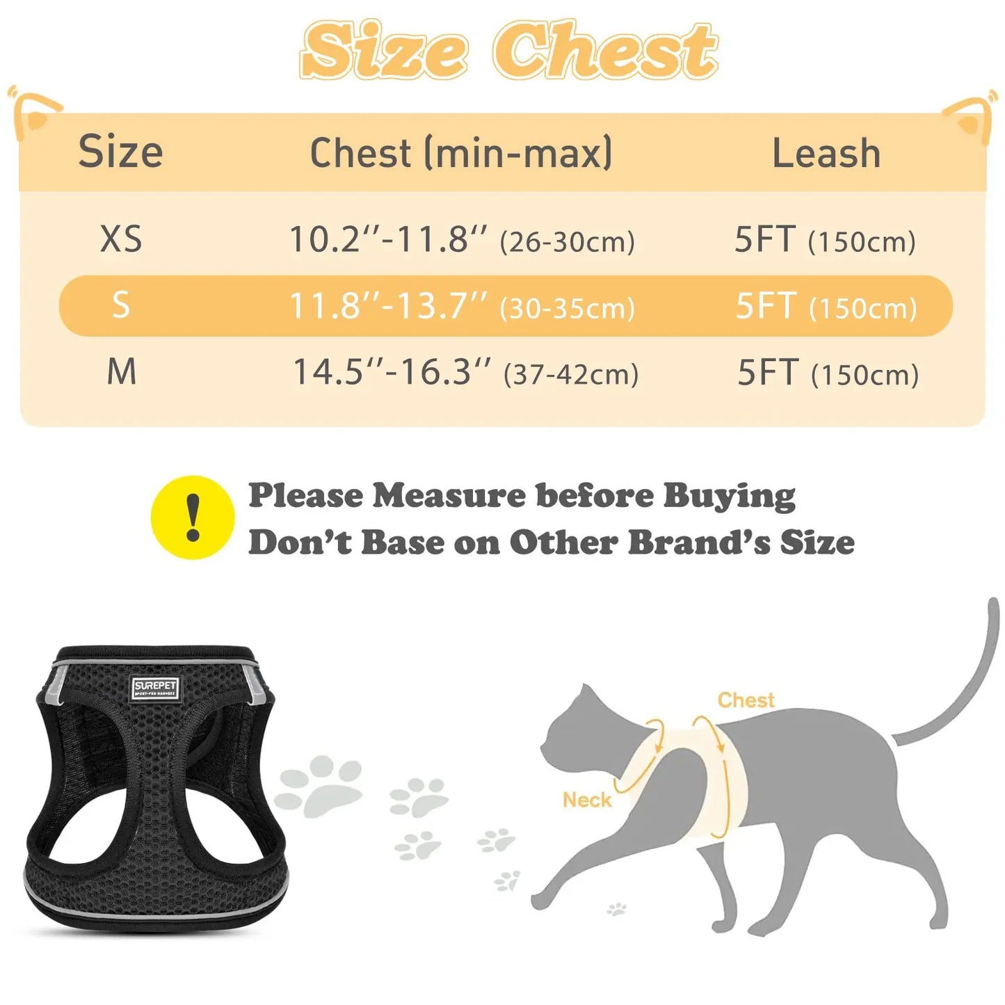Escape-Proof Cat Harness and Leash Set - Adjustable Reflective Soft Mesh Vest for Kittens and Puppies, Comfortable Fit for Outdoor Walking, Easy Control and Durability