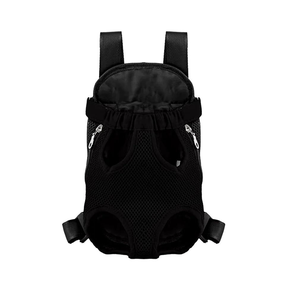Adjustable Pet Carrier Backpack for Cats and Dogs - Portable Outdoor Travel and Hiking Bag