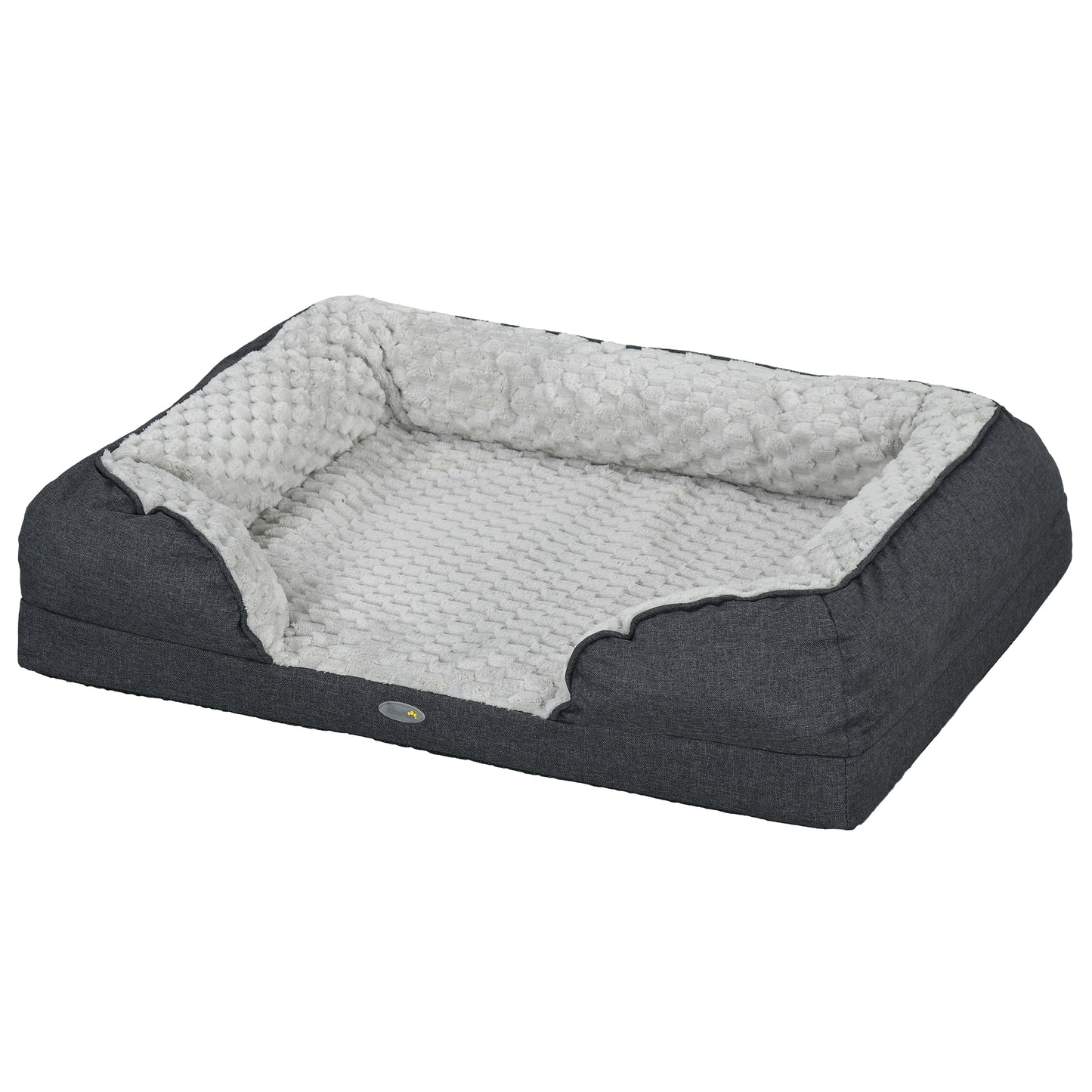 Indulge Your Small Dog with Our Cozy Brown Calming Bed - Anti-Slip Design for Ultimate Comfort