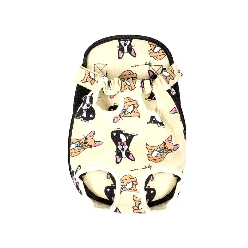 Adjustable Pet Carrier Backpack for Cats and Dogs - Portable Outdoor Travel and Hiking Bag