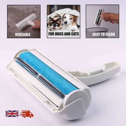 Effortless Pet Hair Removal Roller for Dogs and Cats - Keep Your Home Fur-Free!