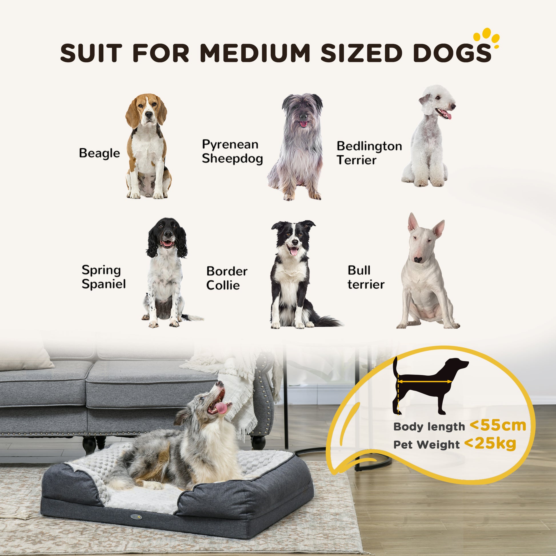 Indulge Your Small Dog with Our Cozy Brown Calming Bed - Anti-Slip Design for Ultimate Comfort