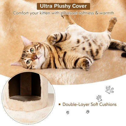 Multi-Tiered Cat Scratching Post and Tree