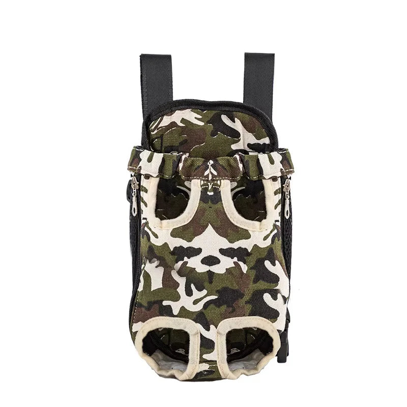 Adjustable Pet Carrier Backpack for Cats and Dogs - Portable Outdoor Travel and Hiking Bag